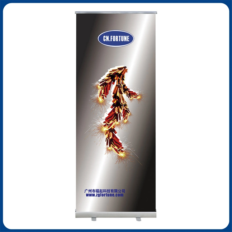 Cheap Advertising Railings 80X200 Floor Standing Roll up Stand (aluminum feet)