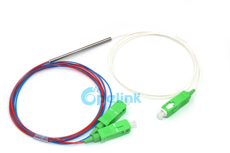 1X 2 Fiber Coupler 1310/1550nm, Mini Type Without Connector