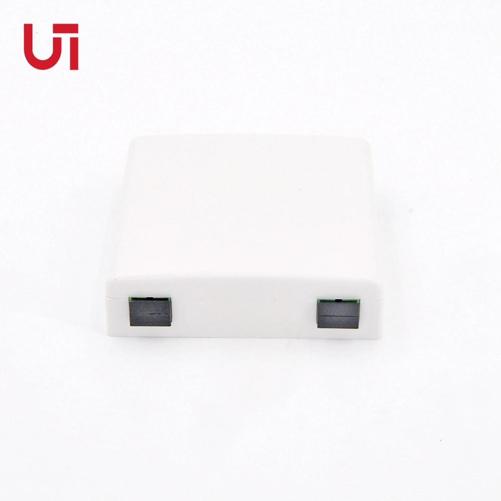 Ut-King FTTH Home Indoor Outdoor Socket Panel Sc LC 2 4 Core Fiber Optic Termination Box FTTH Wall Mounted 86 Type Face Plate